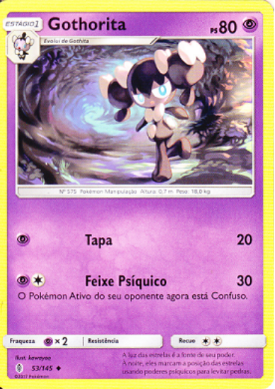 Shaorika Animes. Gothorita - Pokémon TCG