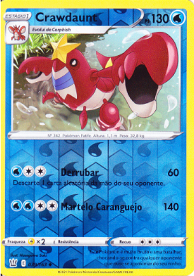 Imagem de Crawdaunt (HOLO) - Pokémon TCG