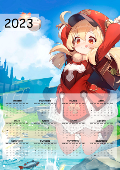 Calendário de anime!  Anime, Dezembro, Calendário