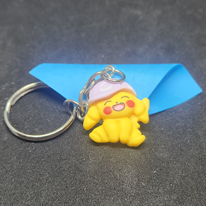Imagem de Chaveiro Pikachu Boné Rosa