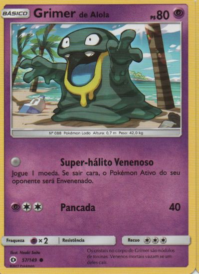 Imagem de Grimer de Alola - Pokémon TCG