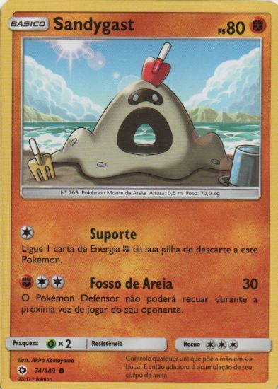 Imagem de Sandygast - Pokémon TCG