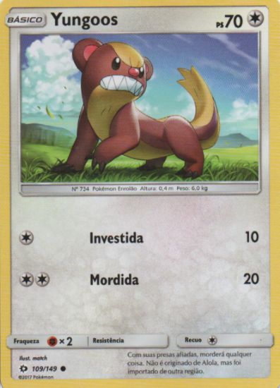 Imagem de Yungoos - Pokémon TCG
