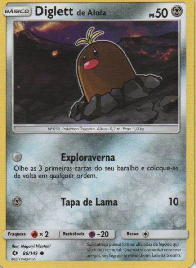 Imagem de Diglett de Alola - Pokémon TCG