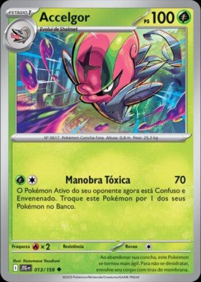 Imagem de Accelgor Holográfico - Pokémon TCG