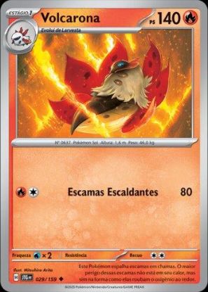 Imagem de Volcarona Holográfico - Pokémon TCG