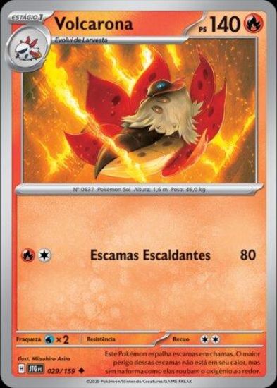 Imagem de Volcarona Holográfico - Pokémon TCG
