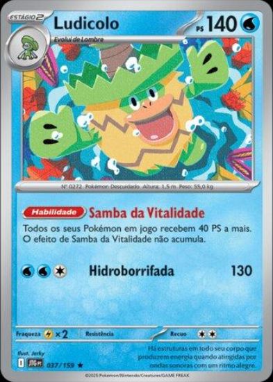 Imagem de Ludicolo Holográfico - Pokémon TCG