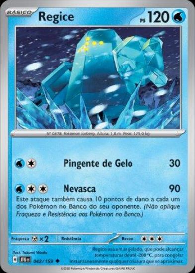 Imagem de Regice Holográfico - Pokémon TCG