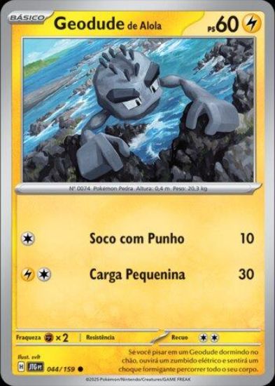 Imagem de Geodude de Alola - Pokémon TCG