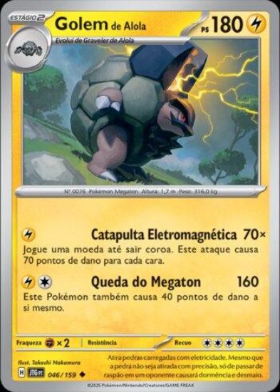 Imagem de Golem de Alola - Pokémon TCG