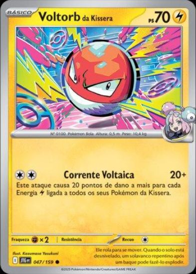Imagem de Voltrob da Kissera - Pokémon TCG