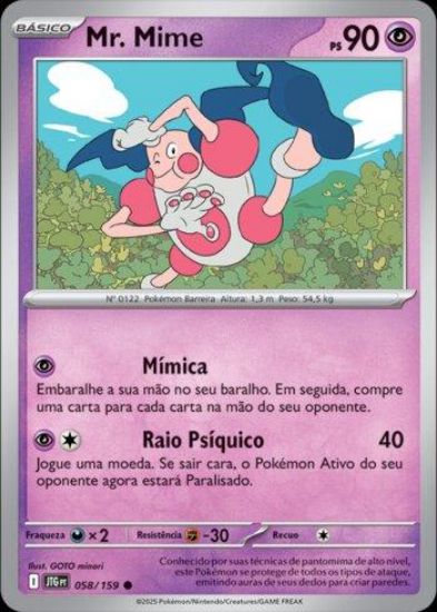 Imagem de Mr. Mime - Pokémon TCG