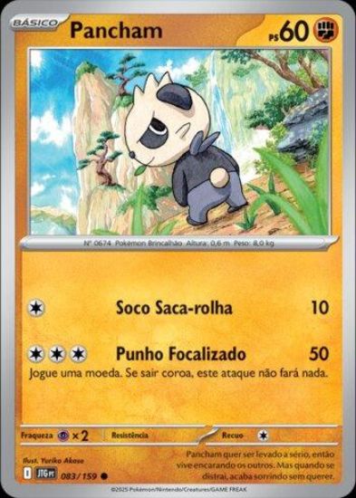 Imagem de Pancham Holográfico - Pokémon TCG