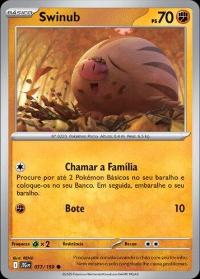 Imagem de Swinub - Pokémon TCG