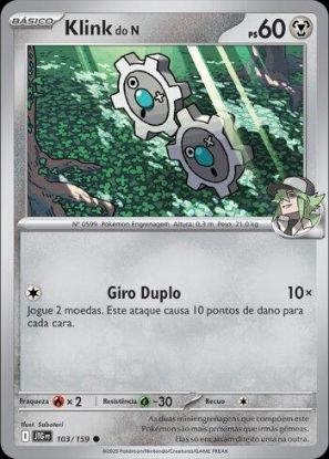 Imagem de Klink do N - Pokémon TCG