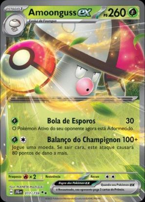 Imagem de Amoonguss Ex Holográfico - Pokémon TCG