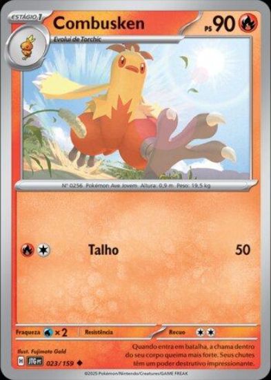 Imagem de Combusken Holográfico - Pokémon TCG 