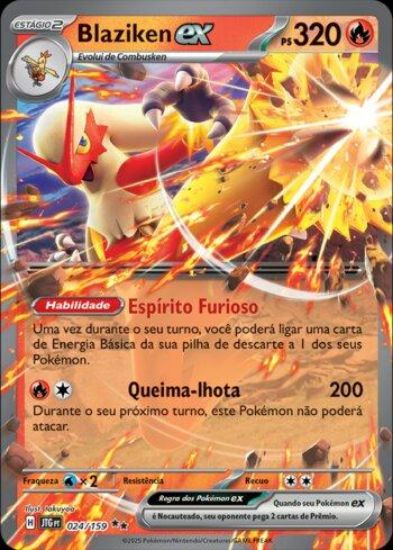 Imagem de Blaziken Holográfico - Pokémon TCG
