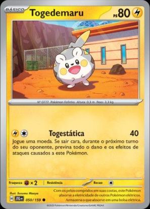 Imagem de Togedemaru Holográfica - Pokémon TCG