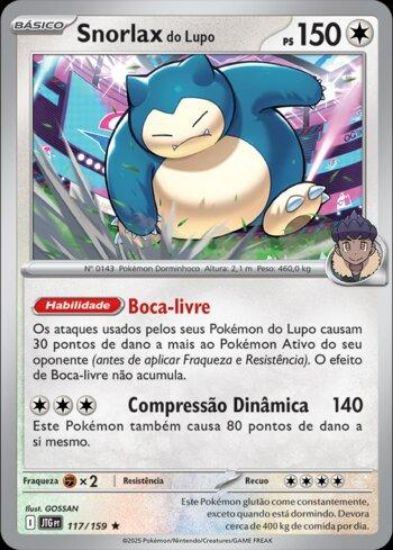 Imagem de Snorlax do Lupo Holográfico - Pokémon TCG
