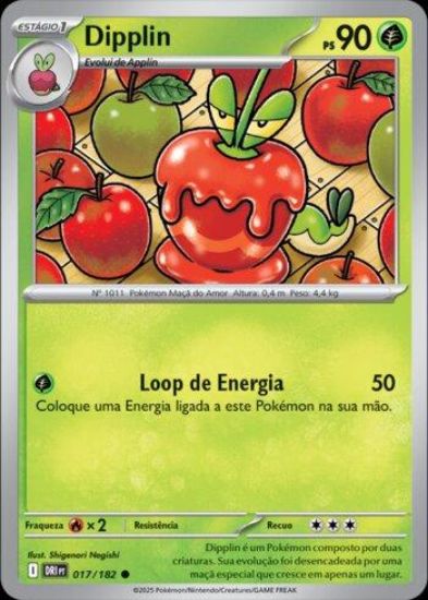 Imagem de Dipplin Holográfico - Pokémon TCG