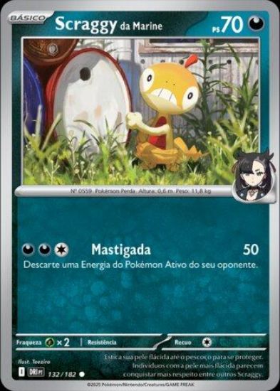 Imagem de Scraggy da  Marine -  Pokémon TCG