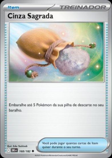 Imagem de Cinza Sagrada - Treinador  -  Pokémon TCG