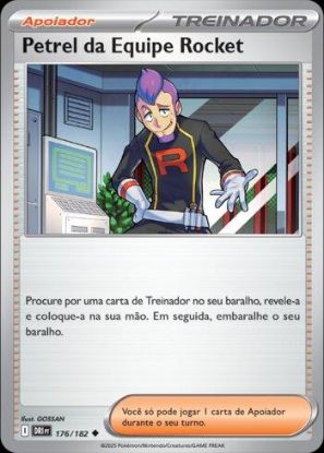 Imagem de Petrel da Equipe Rocket - Treinador  -  Pokémon TCG 
