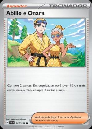 Imagem de Abílio e Onara - Pokémon TCG