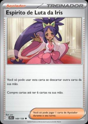 Imagem de Espirito de Luta da Iris - Pokémon TCG