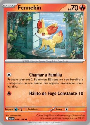 Imagem de Fennekin Holográfico