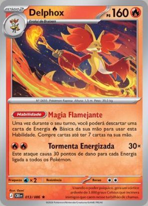 Imagem de Delphox Holográfico