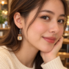 Imagem de Brinco Kawaii Pote de Creme de Chocolate com Biscoito – Bijuteria Feminina Fofa Estilo Japonês